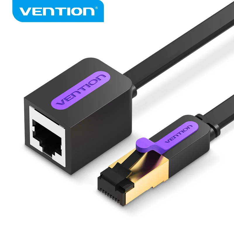 Vention Cat7 Ethernet-Verlängerungskabel RJ45 Cat7/Cat6 Stecker auf Buchse Rj45 Ethernet Extender Adapter für PC Laptop Ethernet-Kabel Image