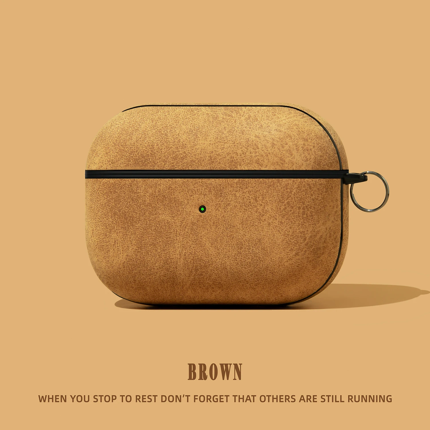 2025 Neue stoßfeste Leder-Kopfhörerhülle für AirPodsPro2-Hülle im Business-Stil für AirPods 1/2/3/4. Generation Kopfhörerhülle Image