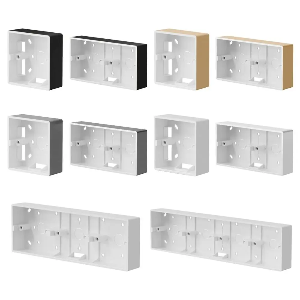 PVC-Ein-Wandmontageschalter und 86-Typ-Anschlussdose für externe Montagekasten, Schaltkasten für die Wandoberfläche Image