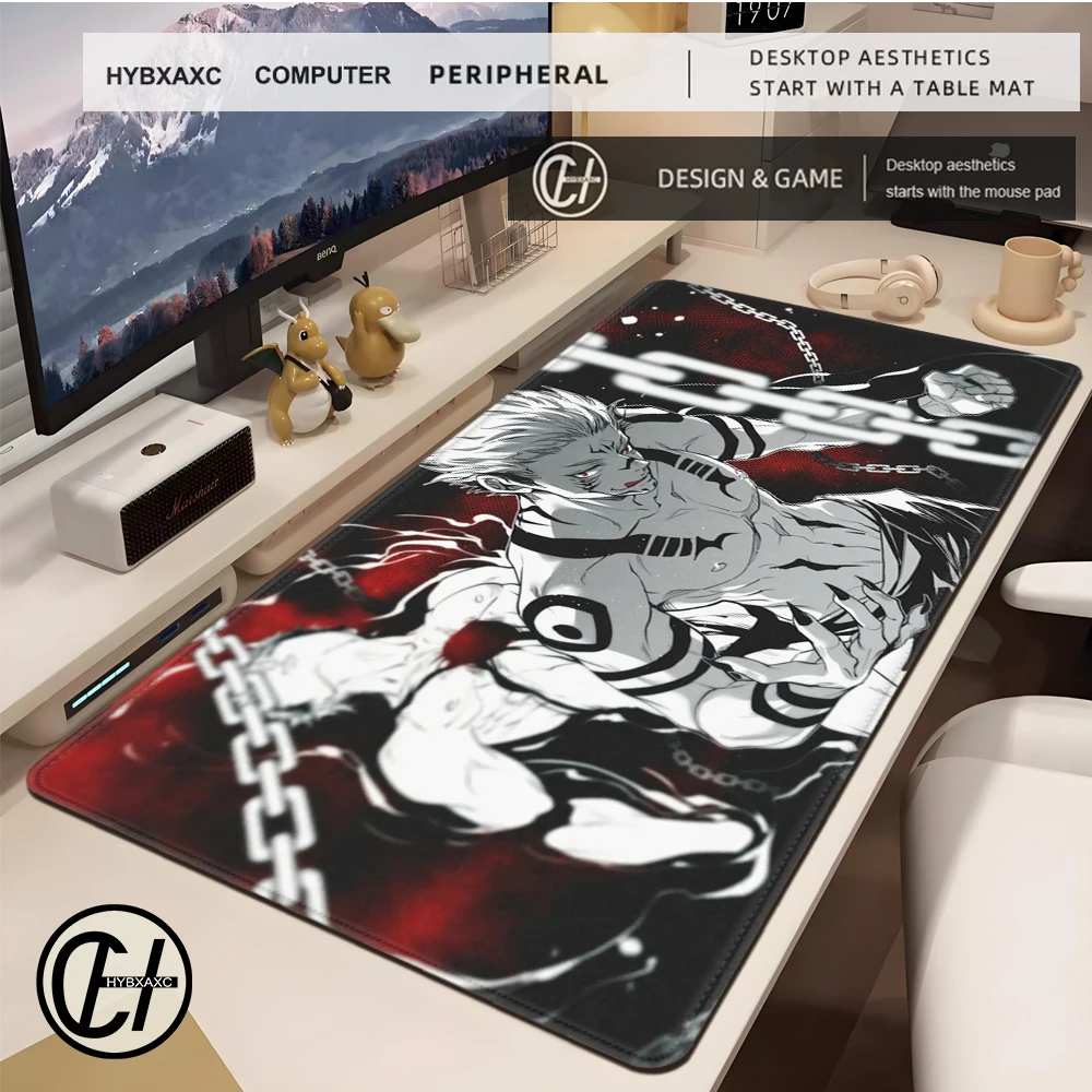 HD 40x90CM Hot Anime Jujutsu Kaisen Großes Mauspad Ryomen Sukuna Mauspads Computer-Gaming-Zubehör Schreibtischunterlage XXL Image