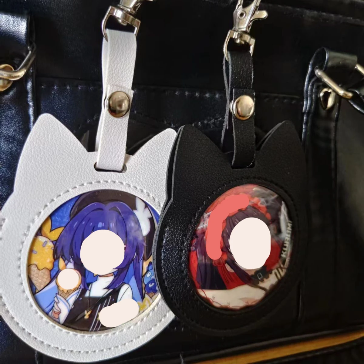 Abzeichen-Aufbewahrung, Abzeichen-Schutzhülle, rundes Abzeichen, Anime-Tasche, Zubehör, tragbare Abzeichen-Ausstellungstasche, tragbare Abzeichen-Aufbewahrung Image