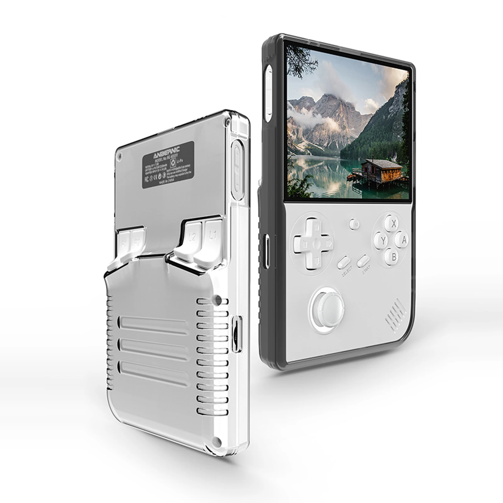 NEUE Für ANBERNIC RG40XXV Spielkonsole TPU Fall Transparent Fall Handheld Spielkonsole Schutz Shell Hülse Gaming Zubehör Image