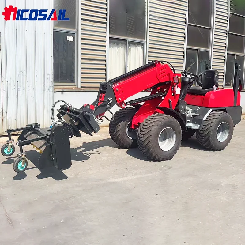 KZL918 Teleskoplader 1000kg Maximallast Hydrostatisches System Hohe Manövrierfähigkeit für Enge Räume Image