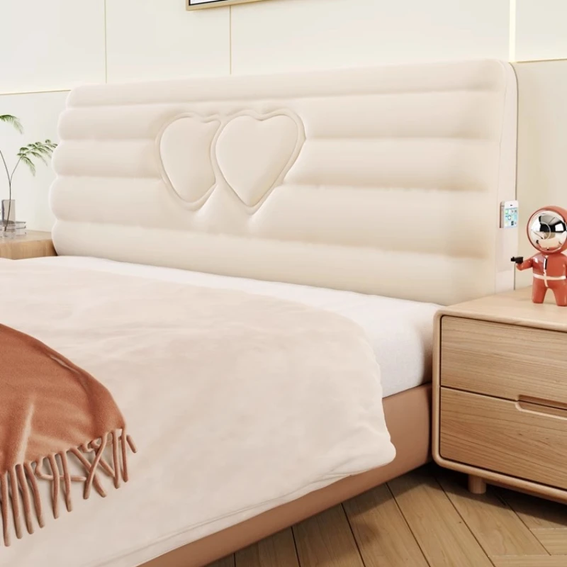 Staubdichter Kopfteilbezug für alle Jahreszeiten, weicher, mit Plüsch gepolsterter Bettkopfbezug, All-Inclusive-Universal-Soft-Paket-Rückenlehnenbezug Image