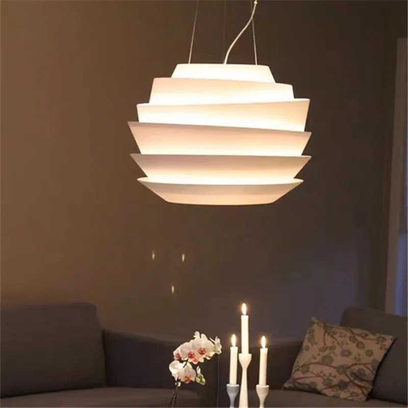 Le Soleil Pendel leuchte nordische LED Replik Design weiße Lampe hängen Gast familie Nachttisch lampe Retro Restaurant Dekoration Licht