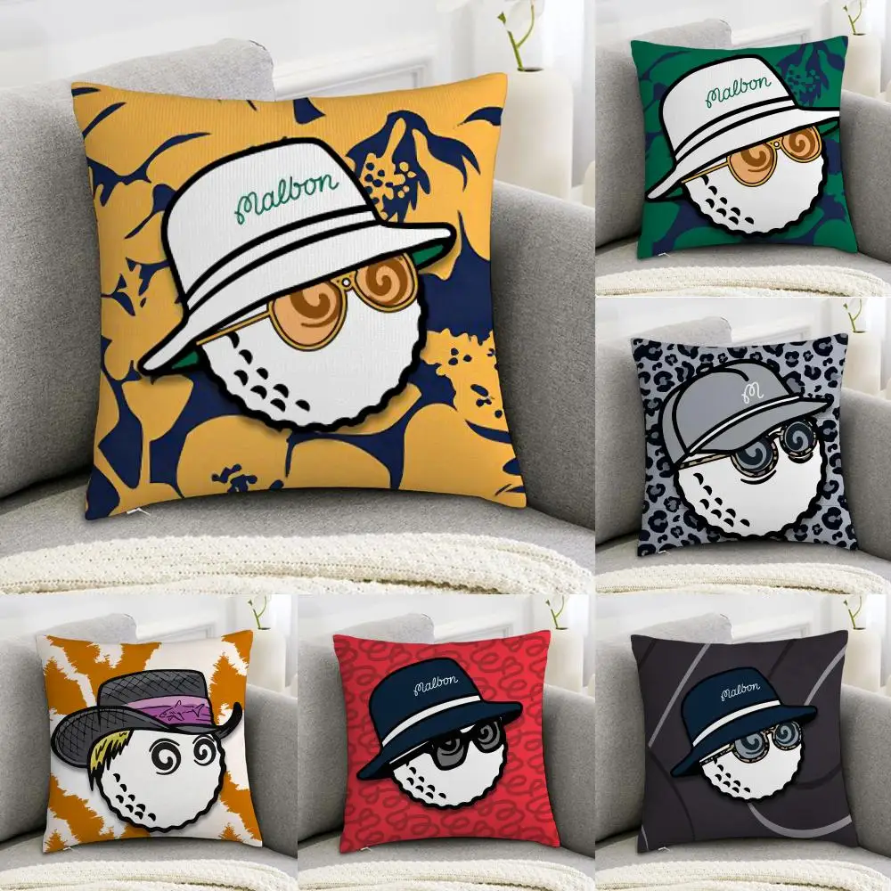 Fashion Sport M-Malbon Golf Kissenbezug, Kissenbezug, Komfort, Sofa, Bett, seidig, elegant, unsichtbarer Reißverschluss, dekorativer Kissenbezug Image