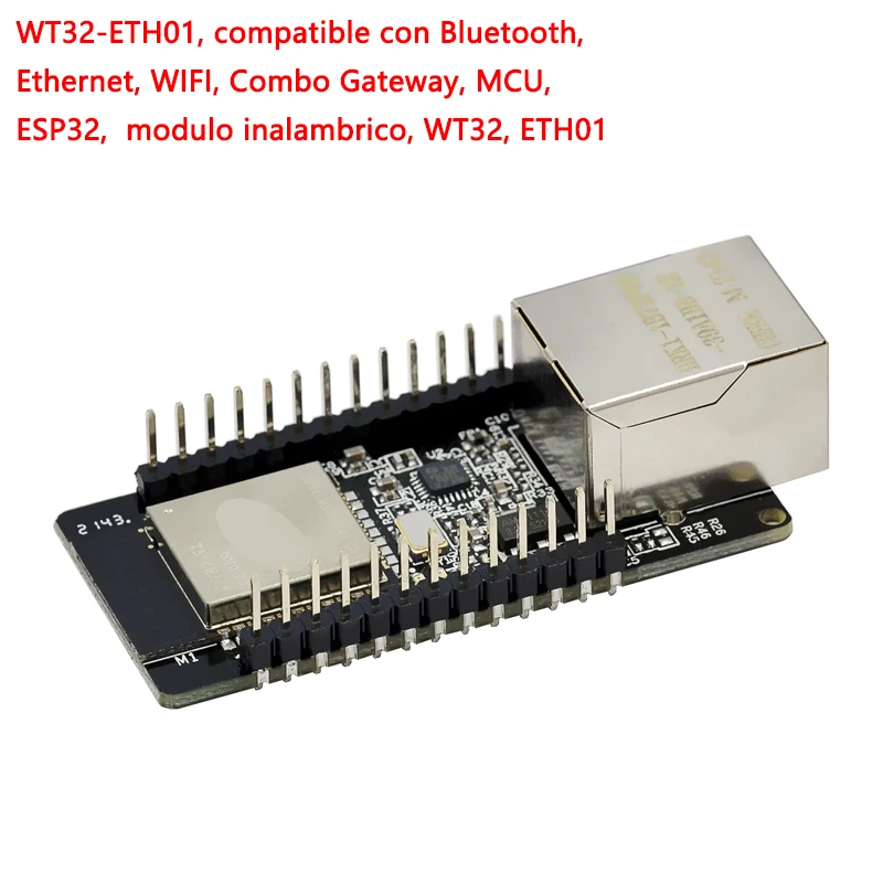 1 Stück WT32-ETH01, kompatibel mit Bluetooth, Ethernet, WIFI, Combo Gateway, MCU, ESP32, Modulo inalambrico, WT32, ETH01 Image