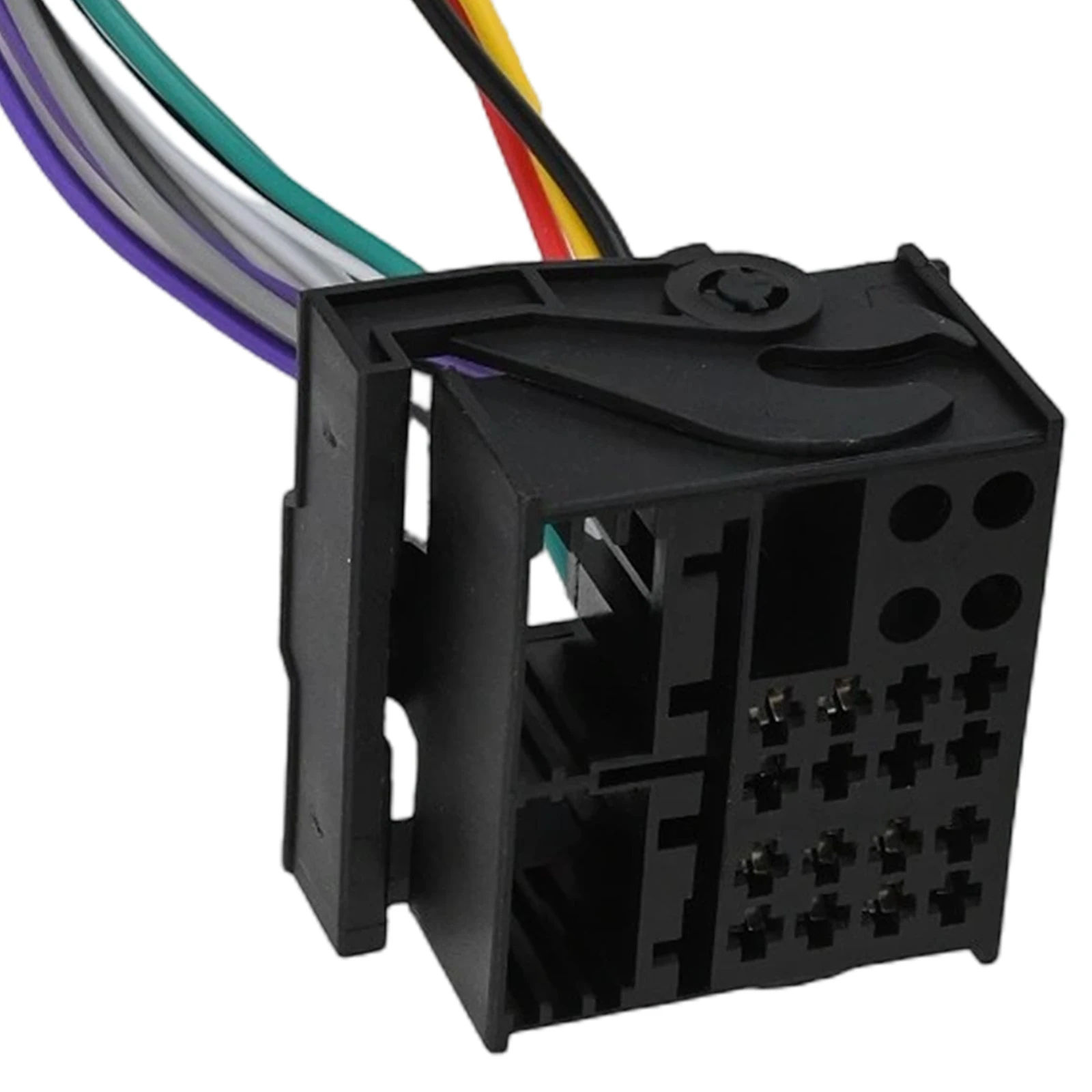 Für RCD200 Für RCD300 RCD Radio Stecker ISO Adapter Kabel Radio Installation Schwarz 16Pin Schnittstelle 12V Spannung Image