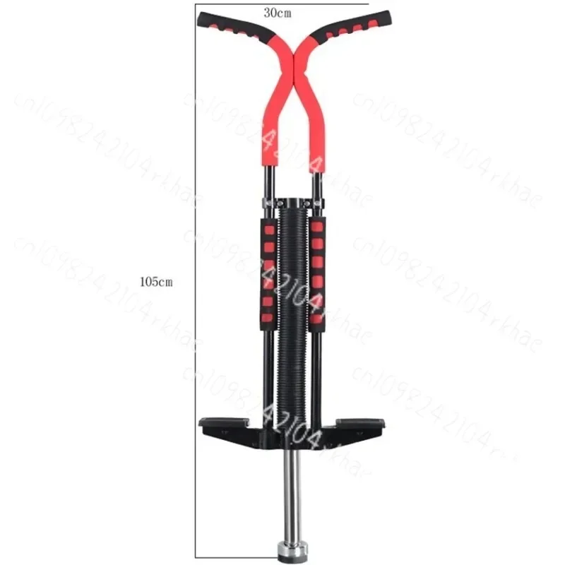 Doppelte Springstelzen für Kinder, Erwachsene und Teenager – Springstock aus Stahl – lustiges Übungsspielzeug für den Außenbereich Image