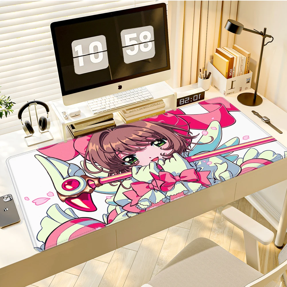 C Card Captor Sakura Elektronische Gaming Computer Mauspad Spiel Maschine Teppich Tastatur Pad Desktop Schutz Cartoon Maus Pad Image
