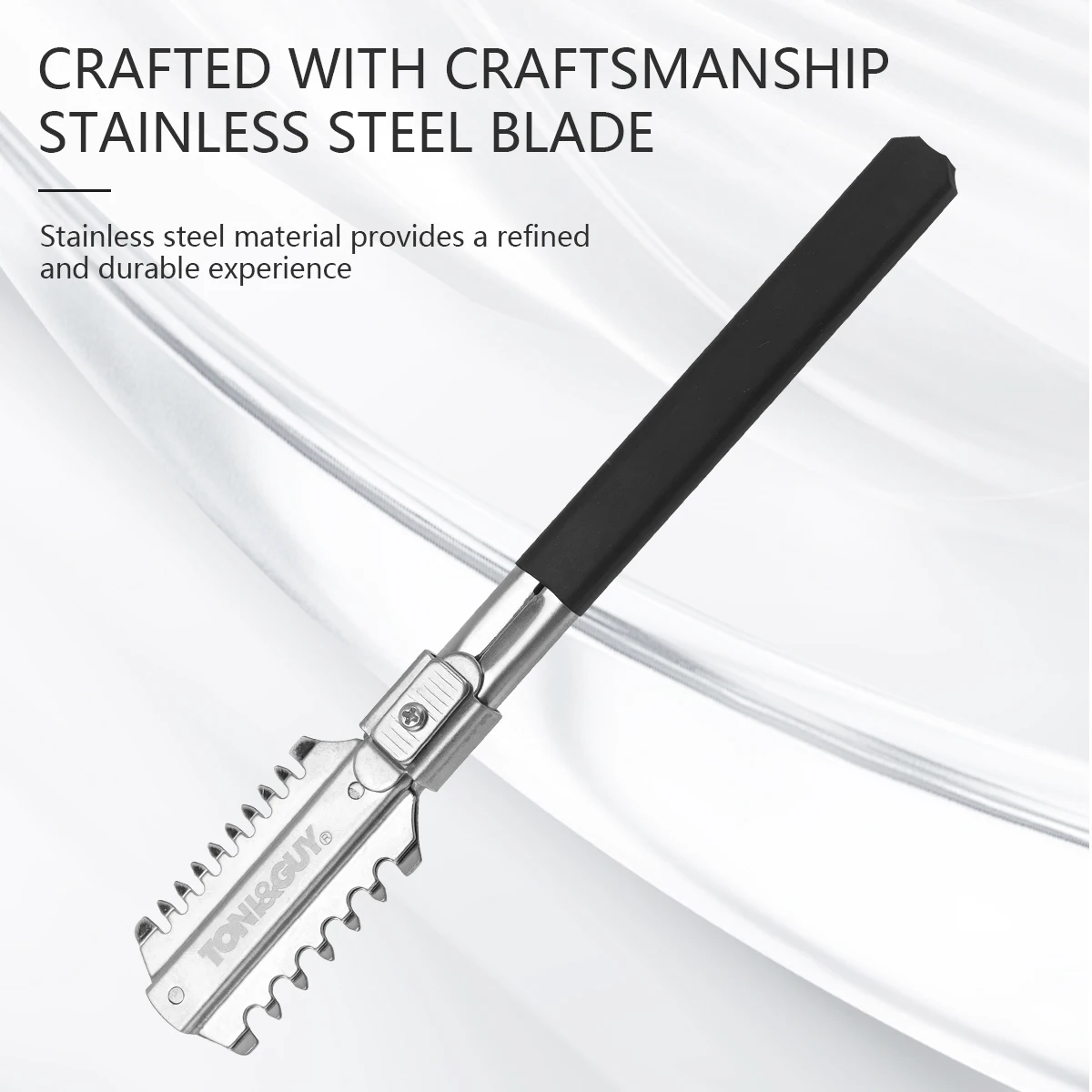 Professionelle Doppelklingen-Rasierklingen für Friseure, Manueller Salonkamm, Haarschneidewerkzeug, Ausdünnungskamm, Styling-Tools Image