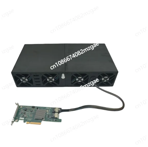 12-Schacht-Festplatten-Erweiterungsschrank-Laufwerkschassis, externe Speichererweiterung 12 GB für NAS-Server-Backplane