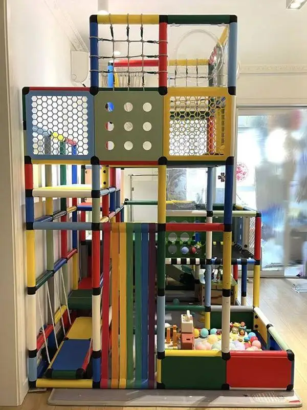 Klettergerüst für Kinder, Haushaltsleiter für Kinderzimmer, Baby-Spielrutsche, multifunktional Image