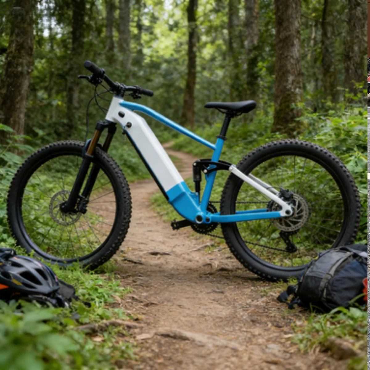 Elektrisches Offroad-Fahrradrahmen Softtail-Rahmen 26 Zoll x 4,0 Zoll Image