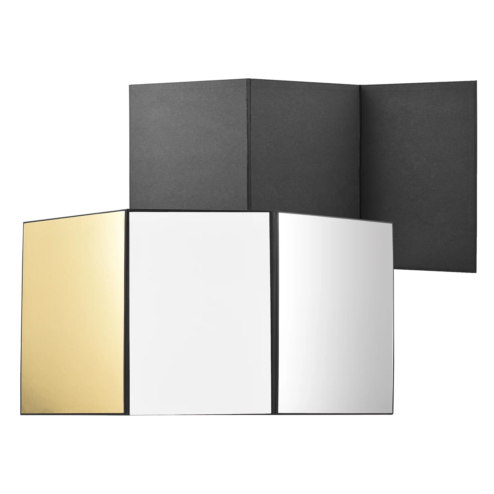 3-in-1 Multifunktionaler Fotografie-Reflektor Faltbarer Karton-Fotografie-Reflektor Diffusor-Board Fotografie-Reflektor Image