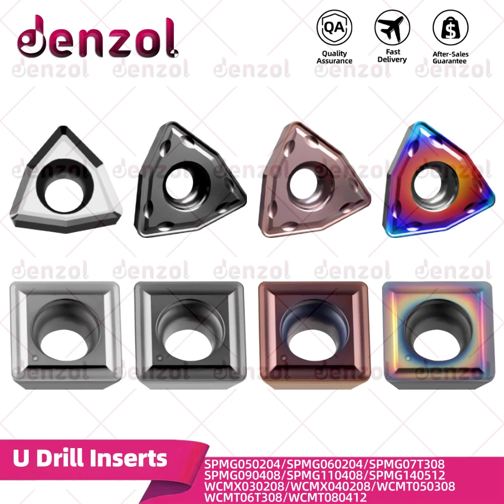 SP05 SPMG0602 SPMG07T3 SPMG0904 SPMG1104 SPMG1405 WCMX0302 WCMT0503 WCMT06T3 WCMT0804 U Bohrer einfügen Schnelle Hartmetall WC SP Einsatz Image