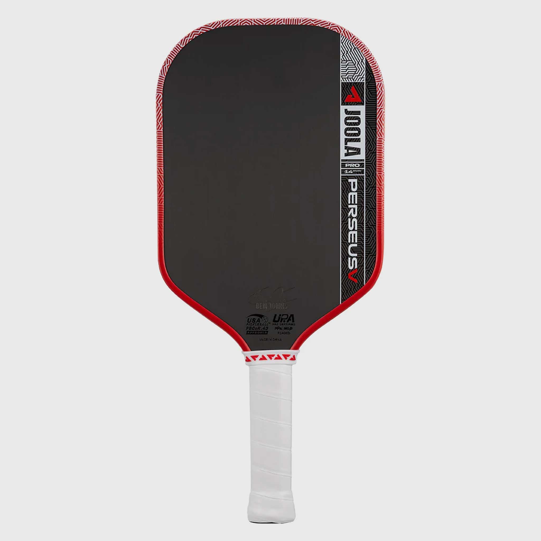 JOOLA Ben Johns Perseus Pro V 14mm Blaze Red Pickleball Paddles
