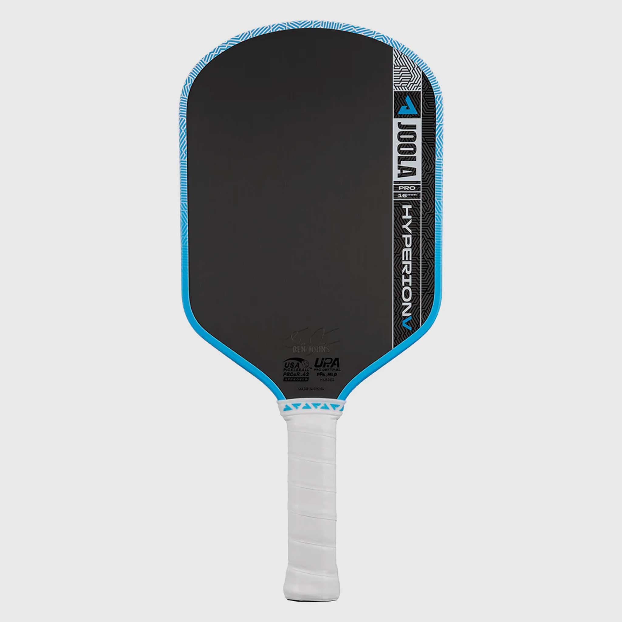 JOOLA Ben Johns Hyperion Pro V 16mm Bolt Blue Pickleball Paddles - JOOLA