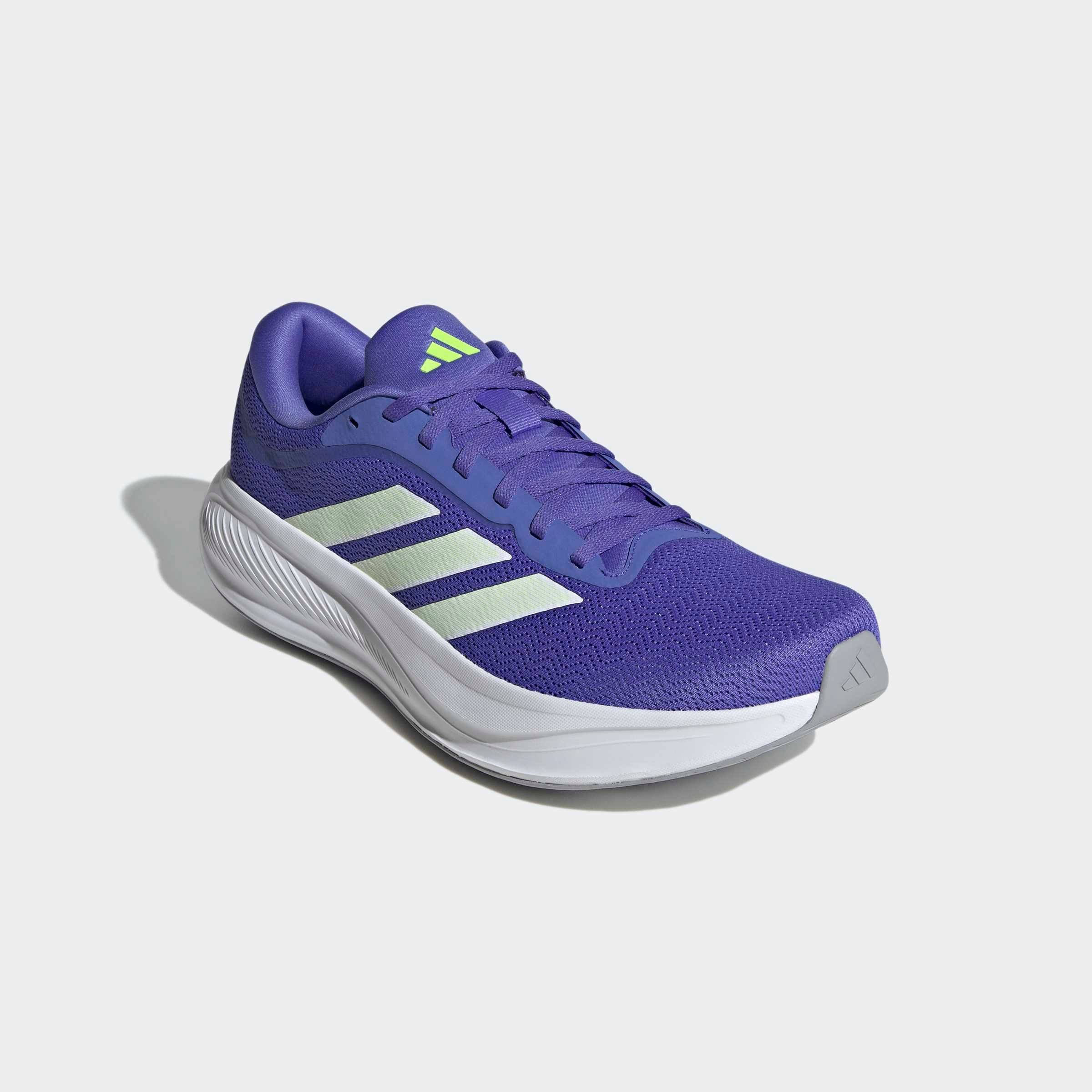 Laufschuh ADIDAS PERFORMANCE "RESPONSE RUNNER 2", Damen, Gr. 44, cobalt blau, ftwr weiß, lucid lemon, Synthetik, Textil, Schuhe Laufschuh Image