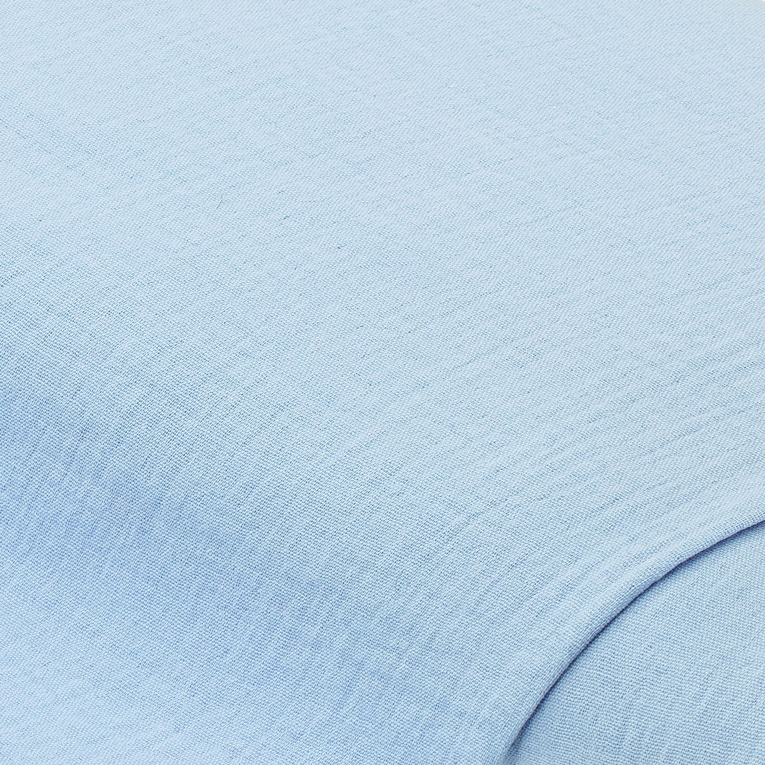 Tissu mousseline/double gaze, bleu aqua