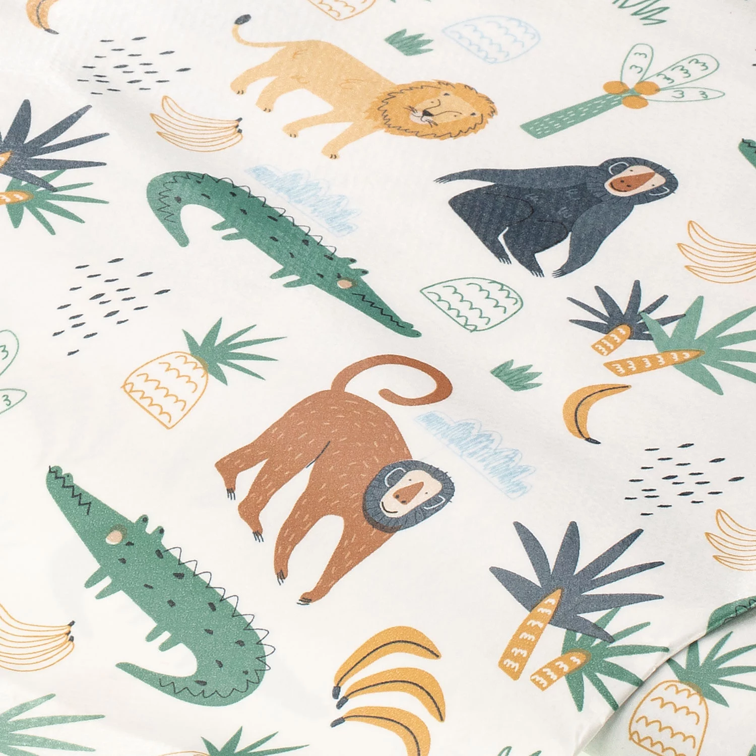 Abwaschbare Tischwäsche/Wachstuch Safari, bunt Image