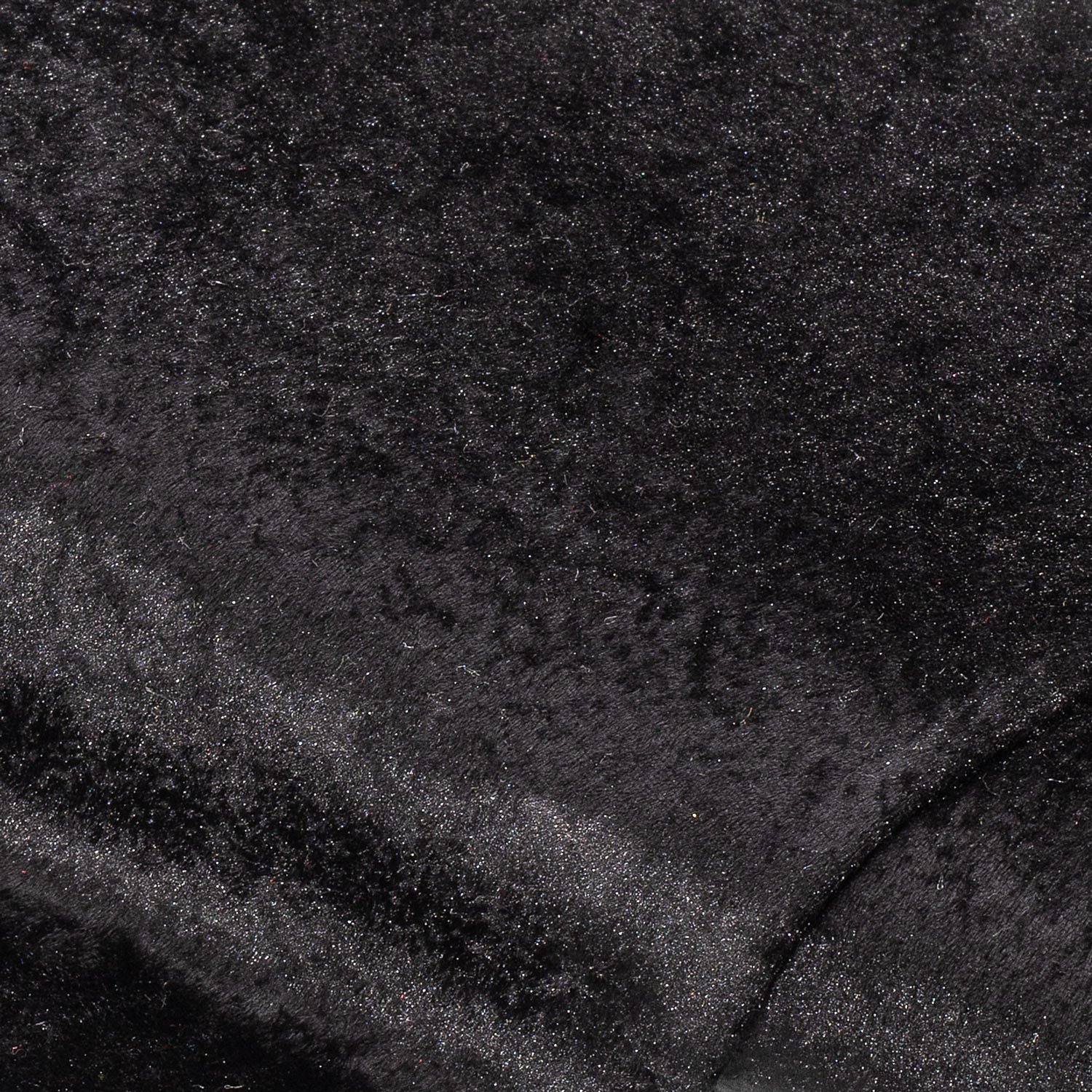 Stretch-Struktursamt Uni, schwarz