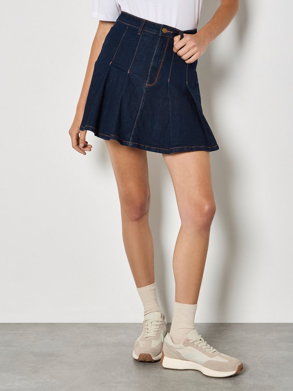 Apricot Jeansrock Damen blau, 38