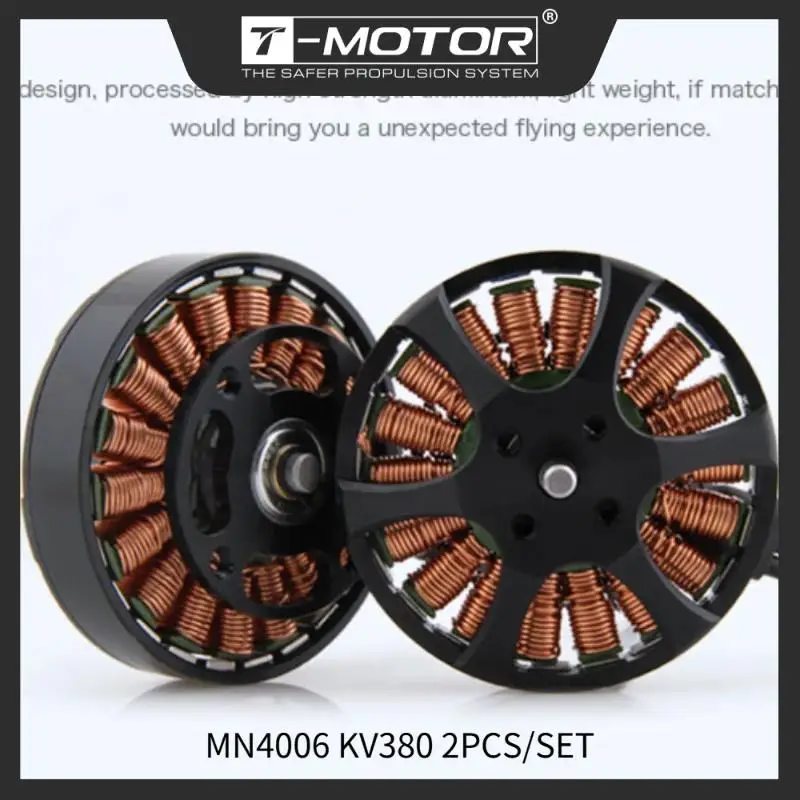 T-MOTOR 2 TEILE/SATZ Bürstenloser Motor MN4006 KV380 Antigravity Ultraleichter und effizienter UAV-Motor Ultradünnes Design Leichtstes Gewicht Image
