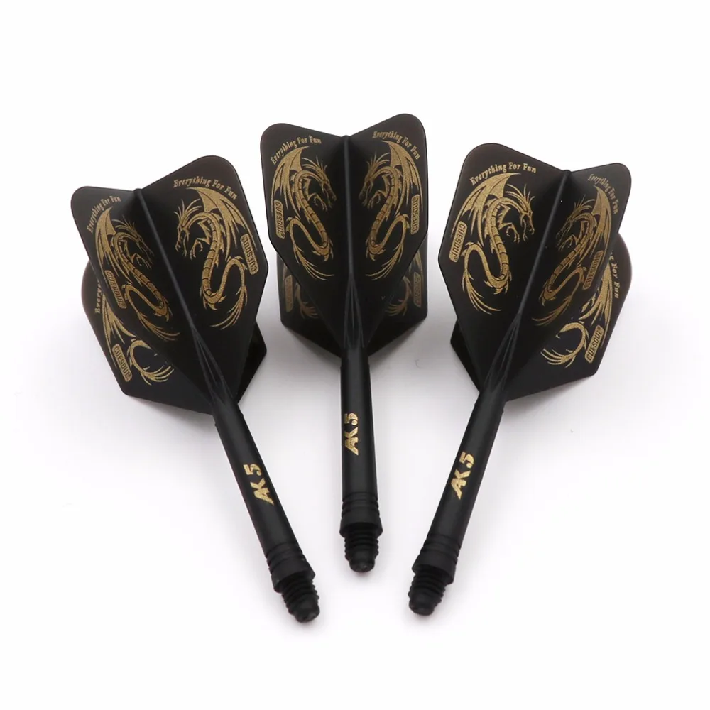 CUESOUL AK5 Integrierte Dart Shaft Dart Flights Standardform, Größe L-33 mm Image
