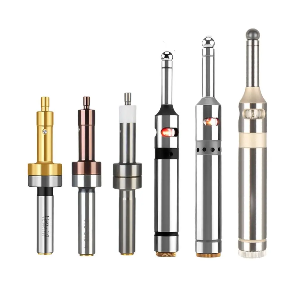 Photoelektrischer Kantten-Mittelfinder, Touch-Point-Sensor für CNC-Maschinen, präziser, nicht magnetischer mechanischer Kantensucher aus Titan Image
