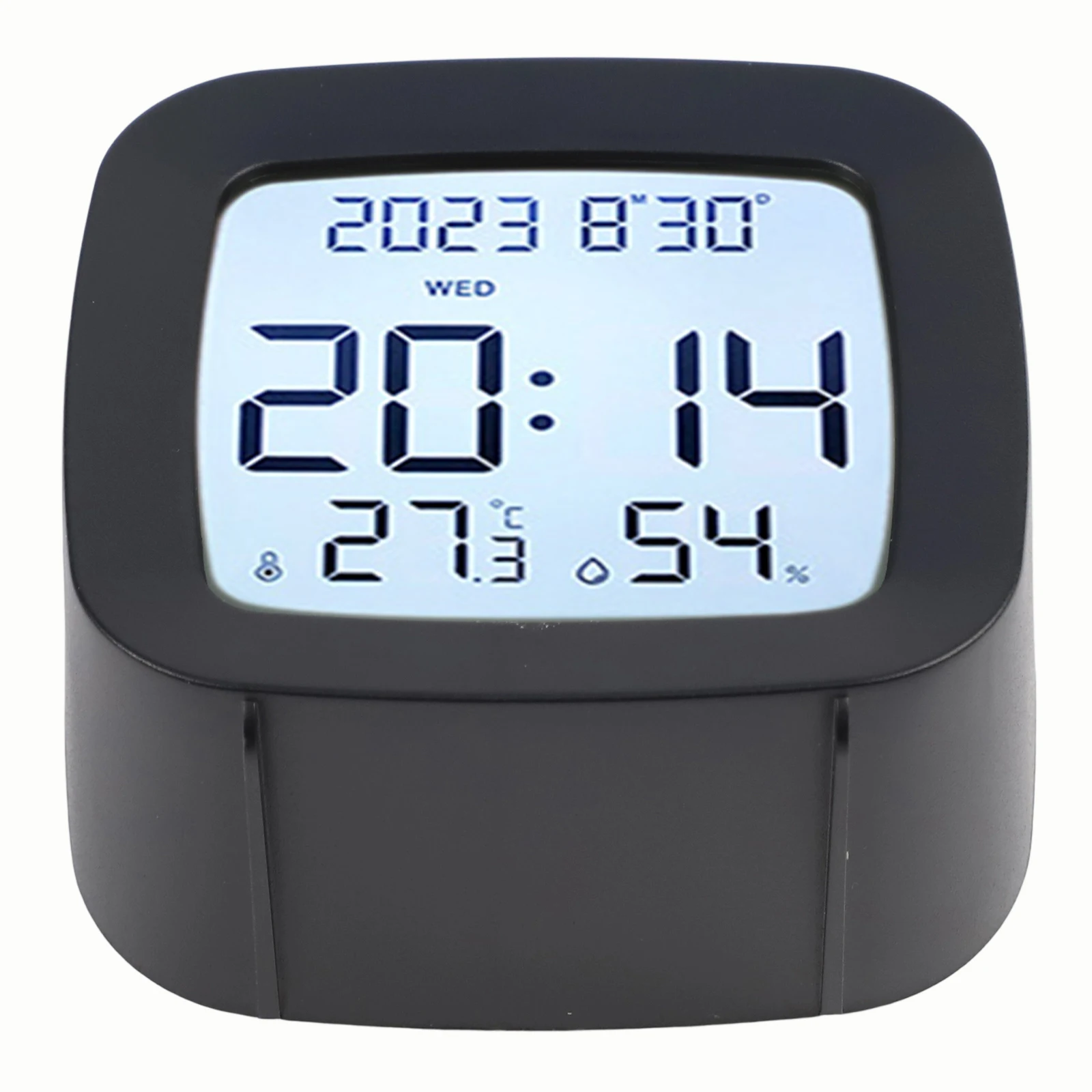 Wie abgebildet, Sprachsteuerungsuhr, intelligenter LCD-Wecker, intelligente Fernbedienung, intelligente Uhr, rutschfeste Basis, benutzerfreundlicher Betrieb Image