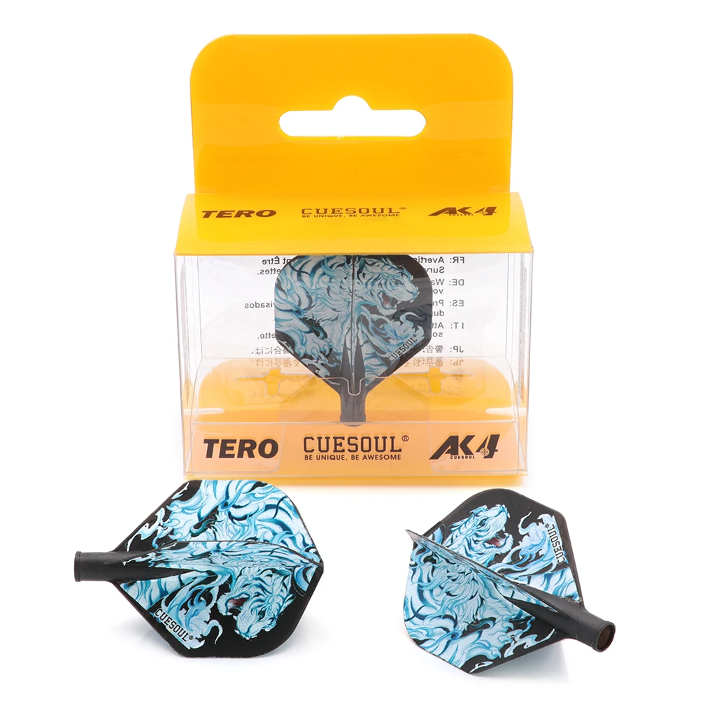 CUESOUL TERO AK4 Dart Flights mit vier mythologischen Symbolen-Design Image