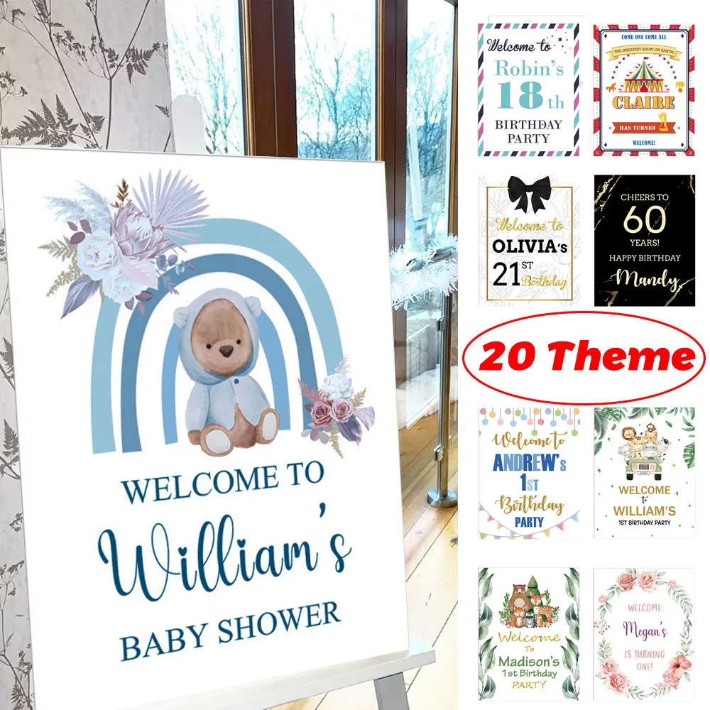 Benutzer definierte Baby party Willkommen schild Mosaik benutzer definierte personal isierte Willkommen Baby party Zeichen für Baby party Geburtstag Dekoration Image