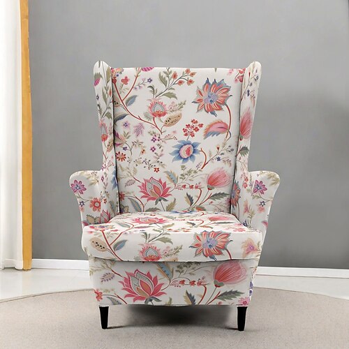 Einzelsessel-Sofabezug, Stretch-Sesselschutz, staubdichter elastischer Bezug, moderner Stuhlbezug im Weihnachts- und Landhausstil für Sessel und Liegestühle Image