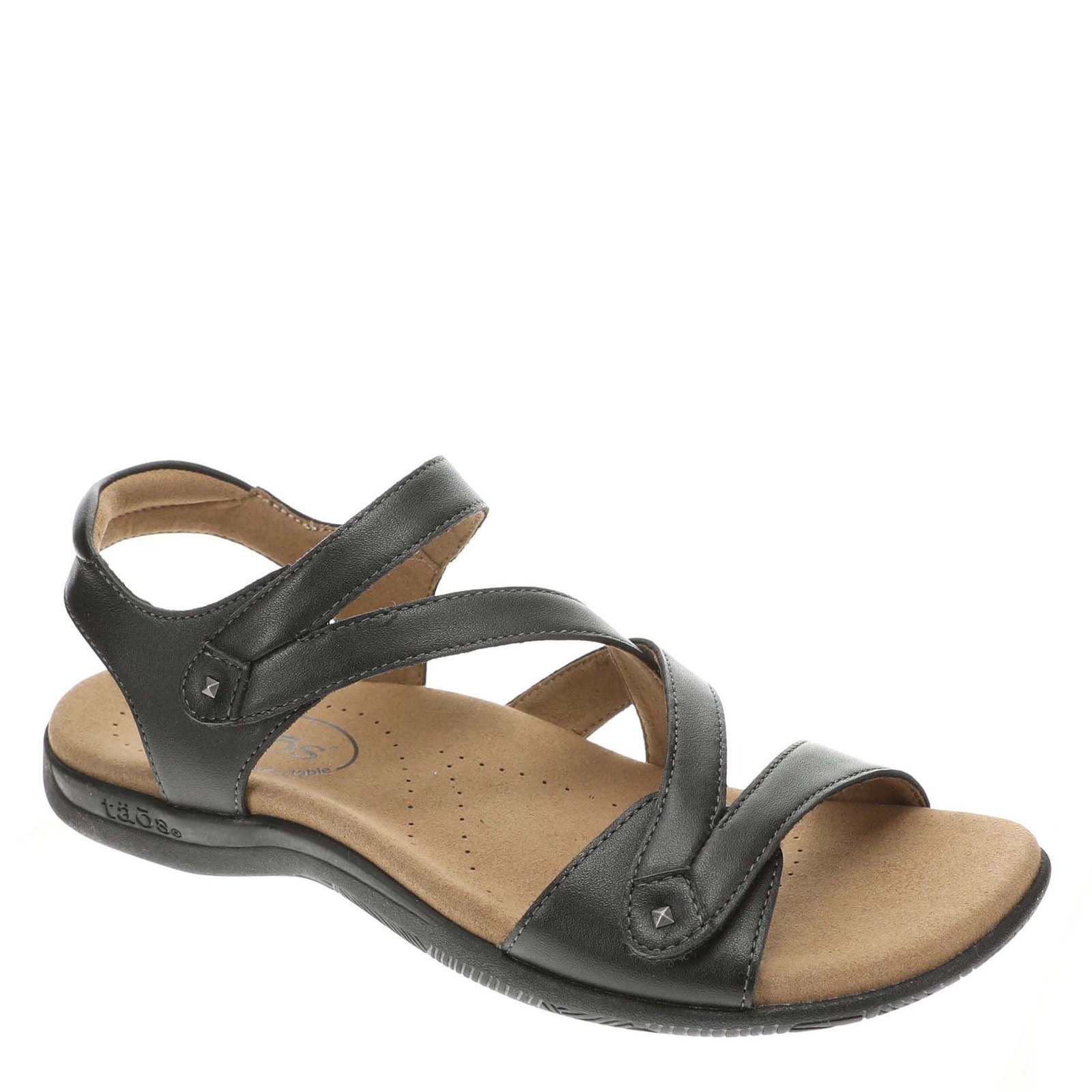 Taos Footwear Big Time - Womens 8 Black Sandal Medium