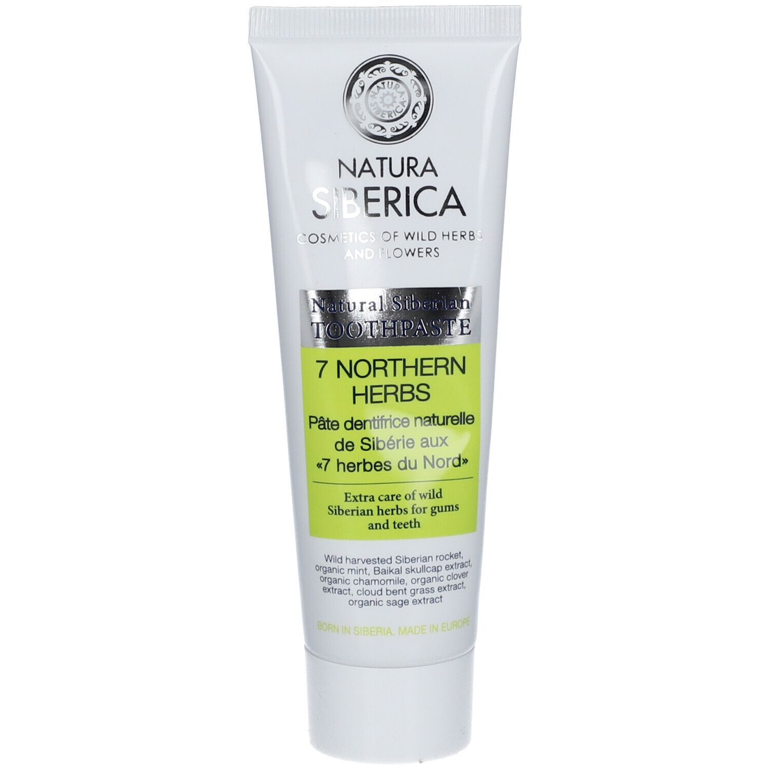 Natura Siberica Dentifricio naturale siberiano 7 erbe del Nord 100 g