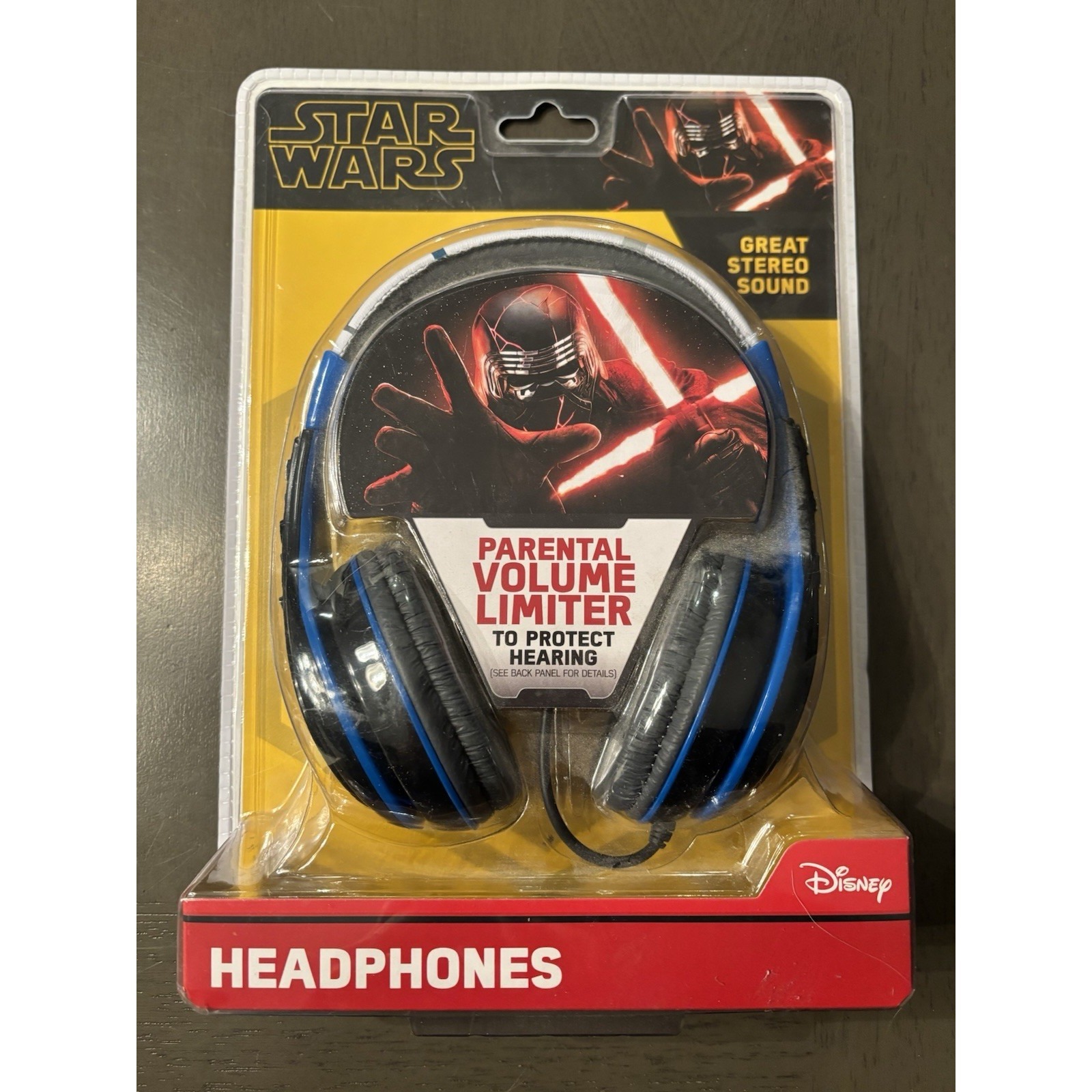 Disney Headphones | Disney Star Wars Headphones For Kids With Parental Volume Limiter | Color: Black/Blue | Size: Os