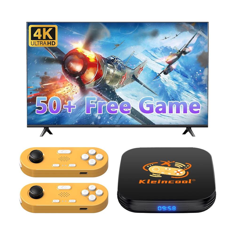 Boîte de jeu K18, stick de jeu, plus de 30 jeux de démarrage, boîte TV Andriod, parent-enfant, jeux sensoriels, console de jeu vidéo rétro 4k plug and play