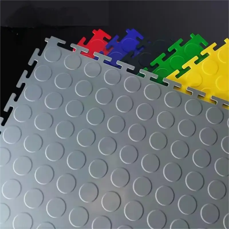Kunststoff-Garagenbodenfliesen Modulare PVC-Garagenböden Industriebodenfliesen für Werkstätten