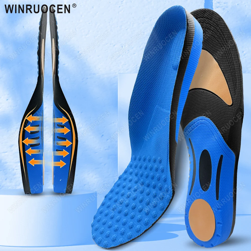 Sport Arch Support Einlegesohle Orthopädische Stoßdämpfung Einlegesohle Männer Frauen Vorfuß Massage Sport Schuh Einsatz Plattfuß Schuh Pads Image