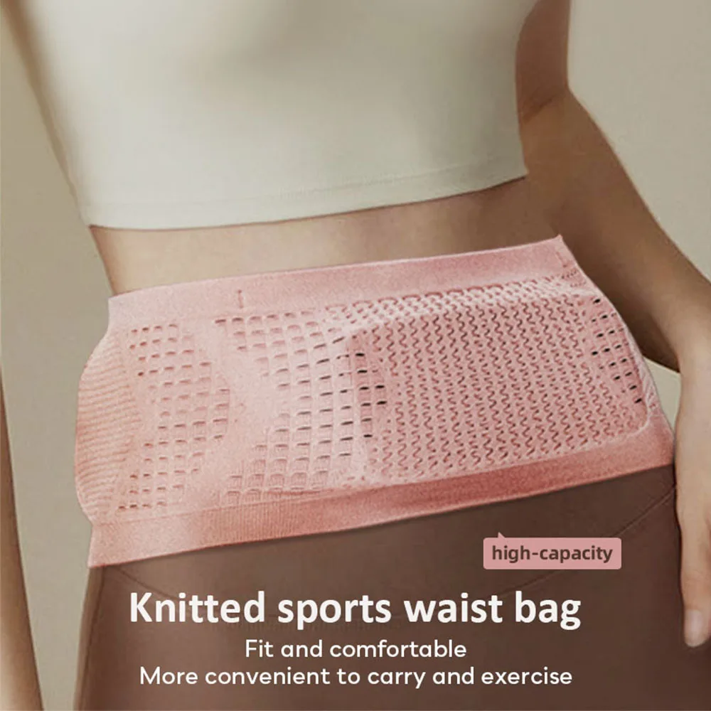 Sport Taille Tasche Für Frauen Männer Nahtlose Lauf Taille Gürtel Tasche Fanny Pack Handy Tasche Für Fitness Jogging Radfahren Im Freien Image