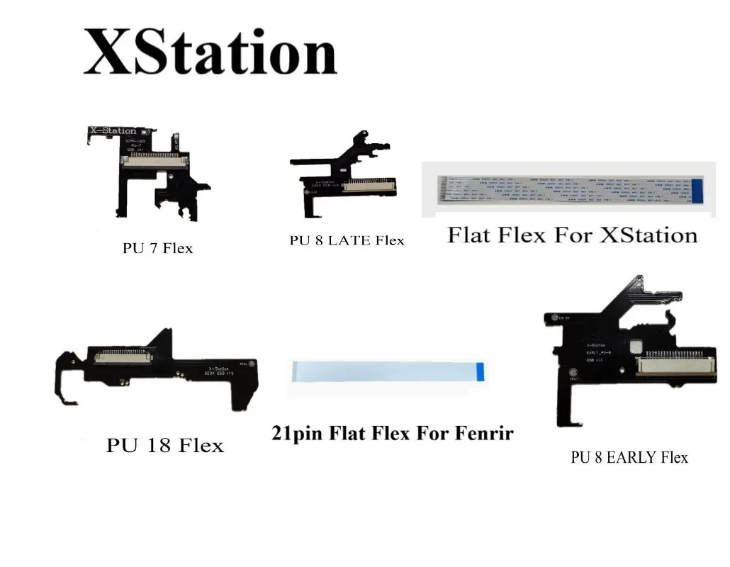 XStation PU 18 PU 7 PU 8 LATE PU 8 EARLY PCB Flex Kabel für XStation PS1 Fenrir für Sega Saturn Zubehör Image