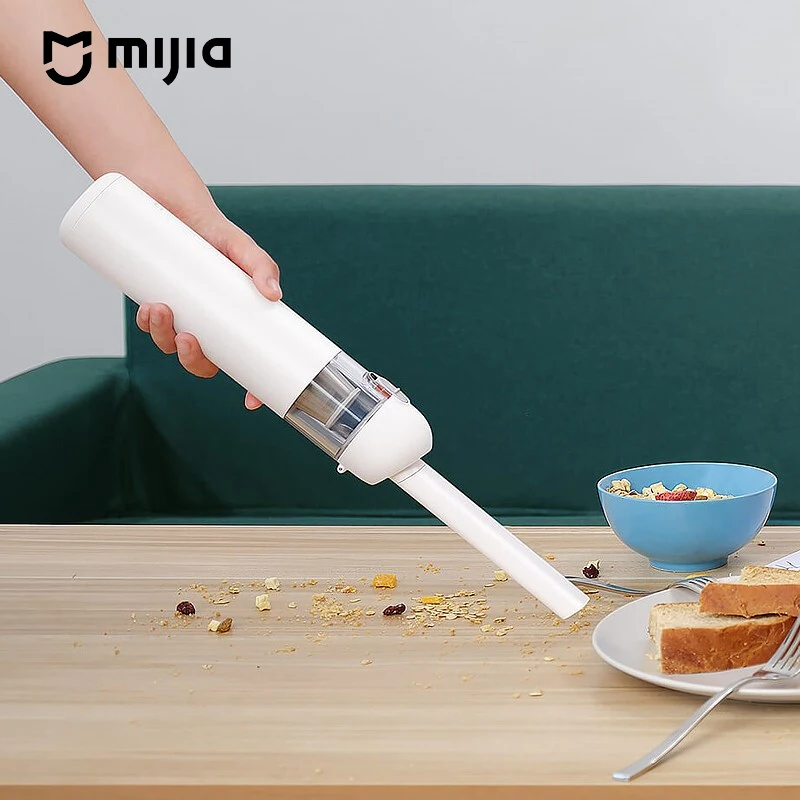 Mijia Staubsauger Tragbarer Kabelloser Mini-Staubsauger für Auto und Zuhause Starke Saugkraft Computer-Tastatur-Reinigung Image