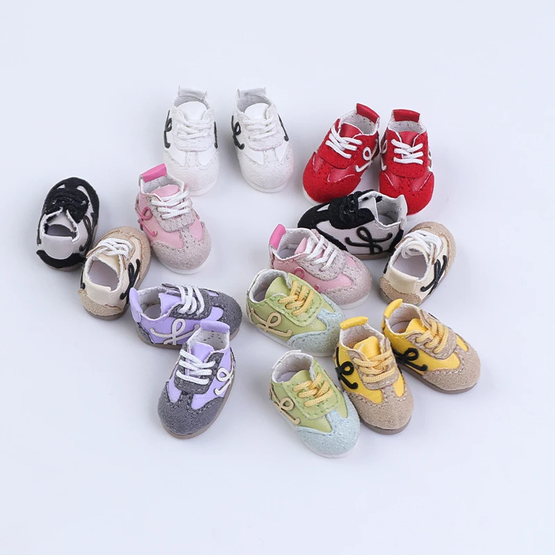 1:12 OB11 Deutsche Armee Trainer Schuhe Puppe Klassische Schuhe Anzug Für Ob11 1/12 Bjd Abnehmbare Puppe Gsc DOD YMY Puppen Zubehör Image