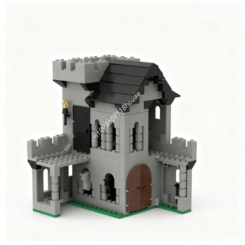 292-teiliges MOC Schloss Klassisches Mittelalterliches Stallmodell Bausteine Architektur-Spielzeug Idee Bildung Weihnachtsgeschenke Bausteine für Kinder Image