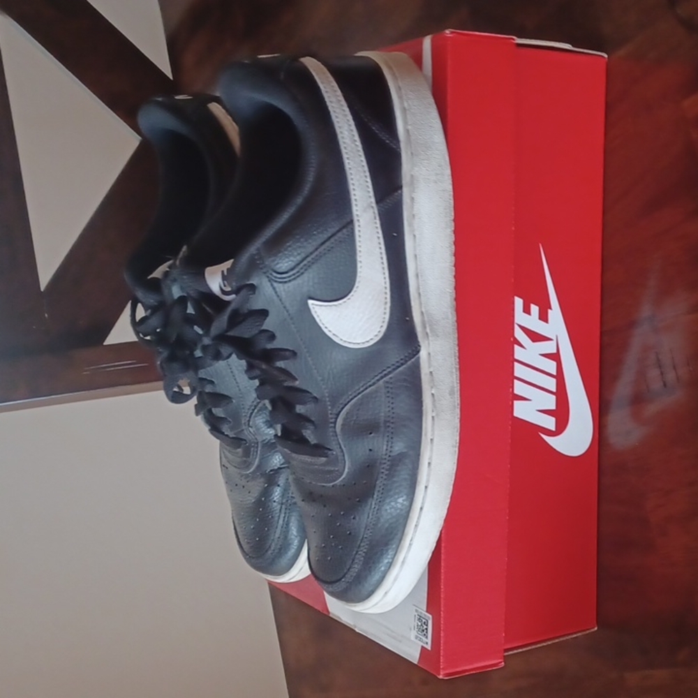 Nike Shoes | - Men's Nike Court Vision Shose | Color: Black/White | Size: 11