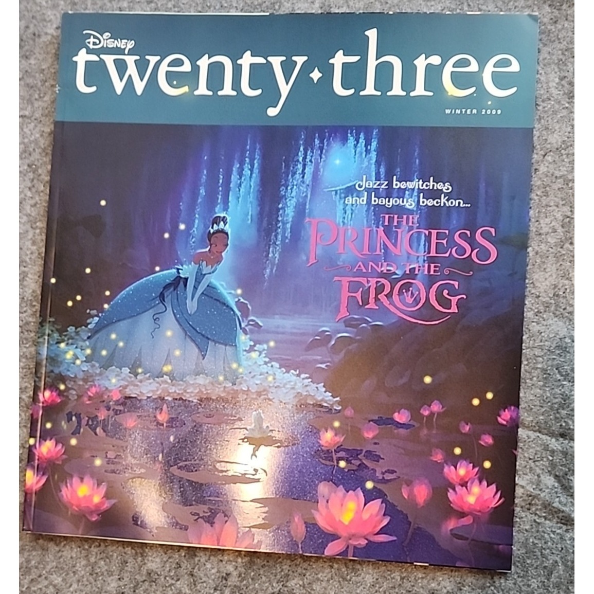 Disney Art | Disney D23 Twenty-Three Magazine Gold Member Princess And The Frog Tiana 2009 | Color: Gold | Size: Os