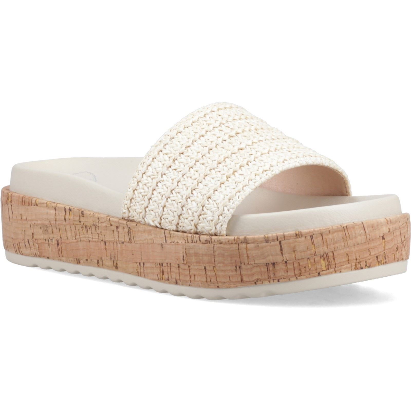 Rocket Dog Faye Alti Raffia Textil Damen Sandalen Natur