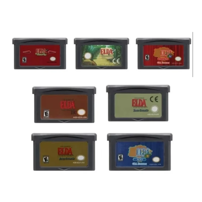 32 Bit Video Game Console Cartridge GBA Game Card Zeld The Minish Cap Awakening DX Oracle of Ages Seasons Swords USA/EUR