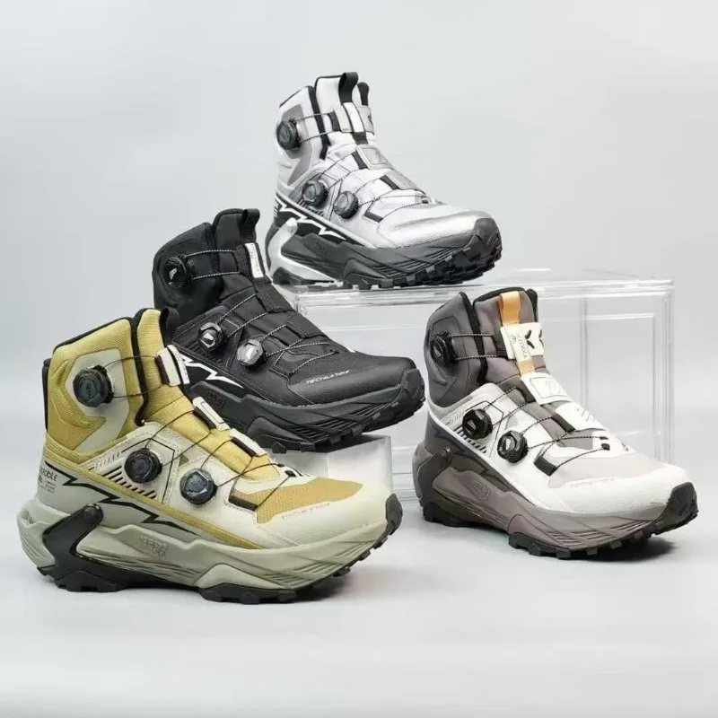 Scarpe da trekking classiche di marca Uomo Donna Scarpe da passeggio per esterni alte Scarpe da montagna firmate unisex Stivali da trekking in gomma Coppie